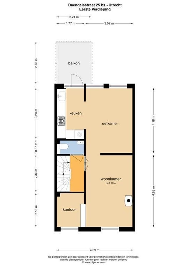 Daendelsstraat 25 BS, Utrecht plattegrond-44