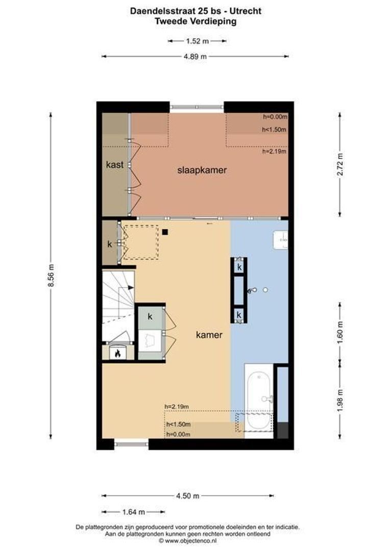 Daendelsstraat 25 BS, Utrecht plattegrond-44