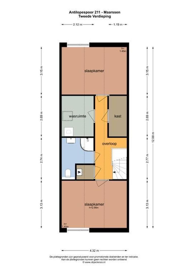 Antilopespoor 211, Maarssen plattegrond-34