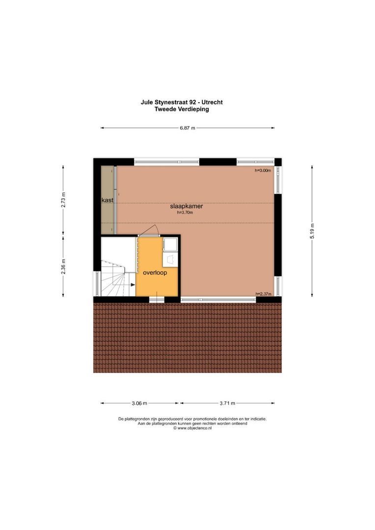 Jule Stynestraat 92, Utrecht plattegrond-65