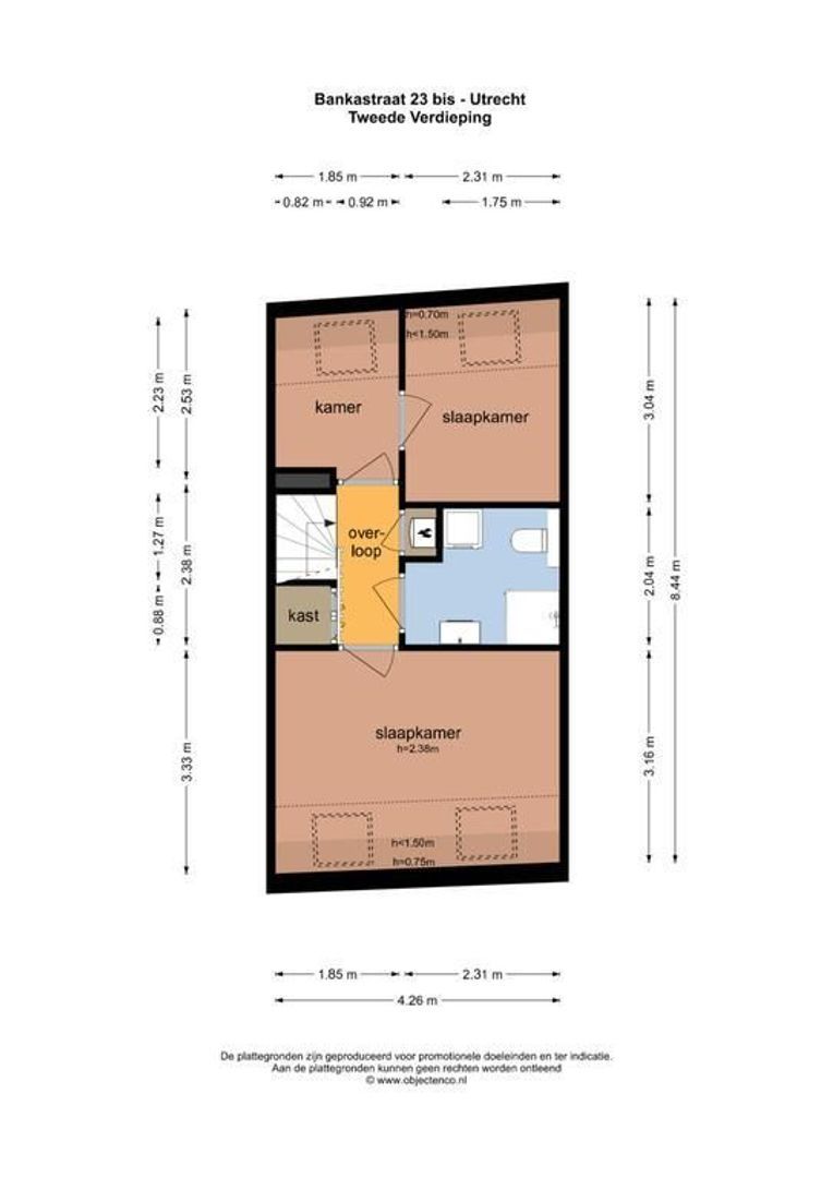 Bankastraat 23 BS, Utrecht plattegrond-37