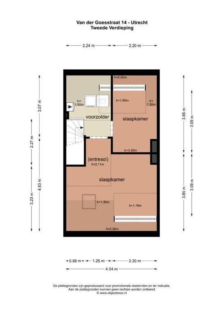 Van der Goesstraat 14, Utrecht plattegrond-44