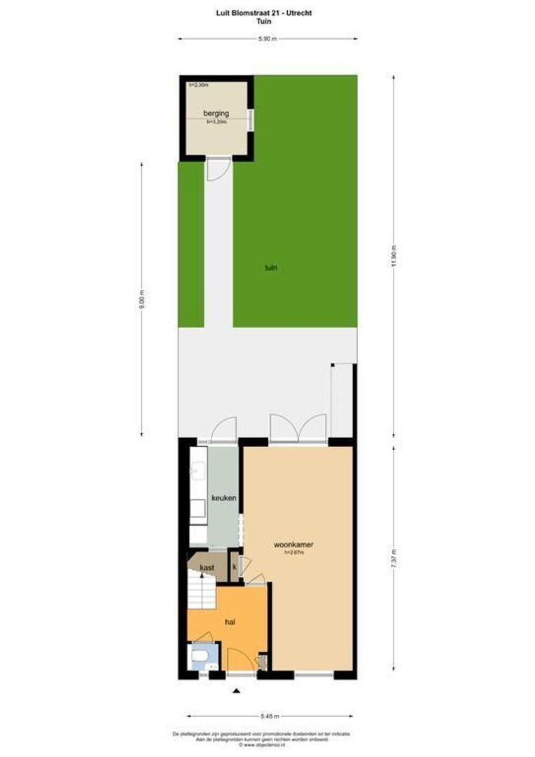 Luit Blomstraat 21, Utrecht plattegrond-37