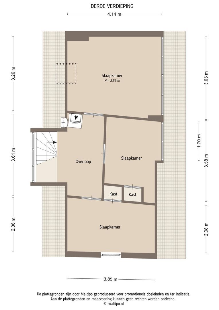 Tolsteegsingel 48 A, Utrecht plattegrond-45