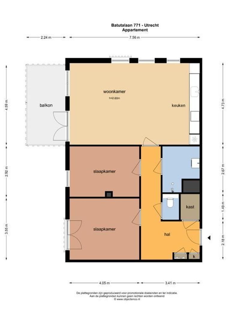 Battutalaan 771, Utrecht plattegrond-32