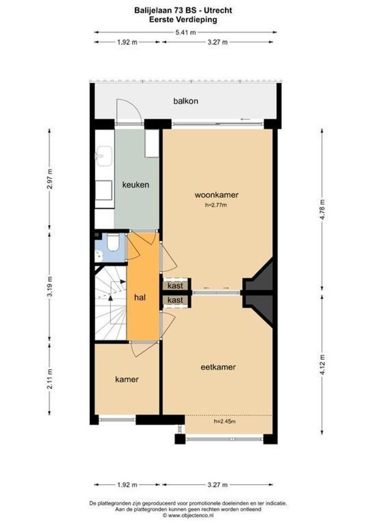 Balijelaan 73 BS, Utrecht plattegrond-39