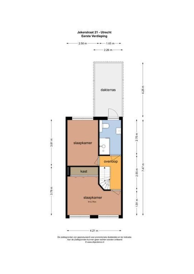 Jekerstraat 21, Utrecht plattegrond-51