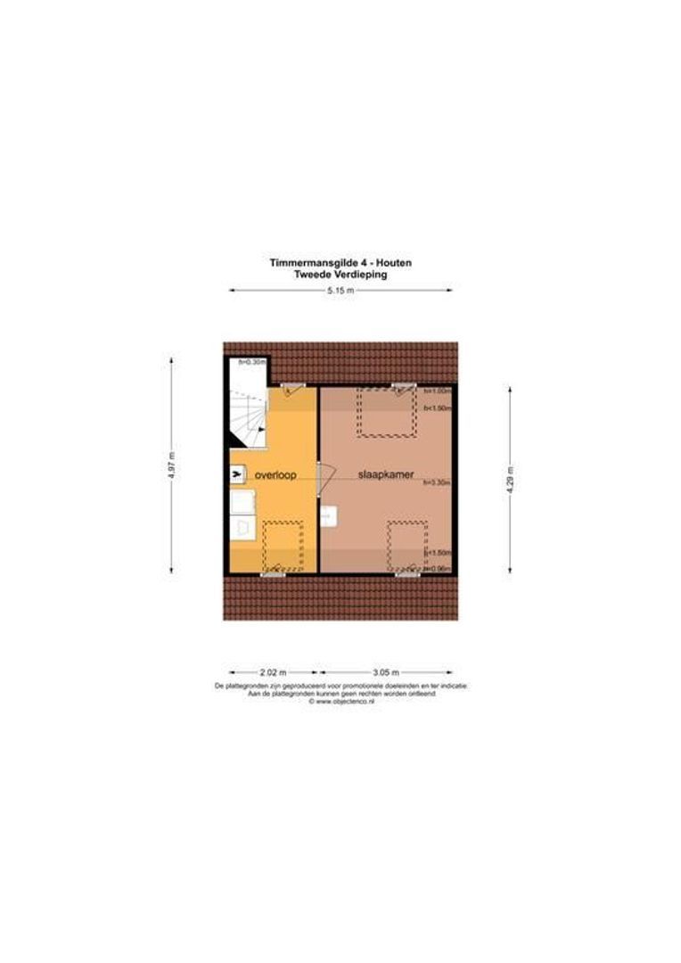 Timmermansgilde 4, Houten plattegrond-40