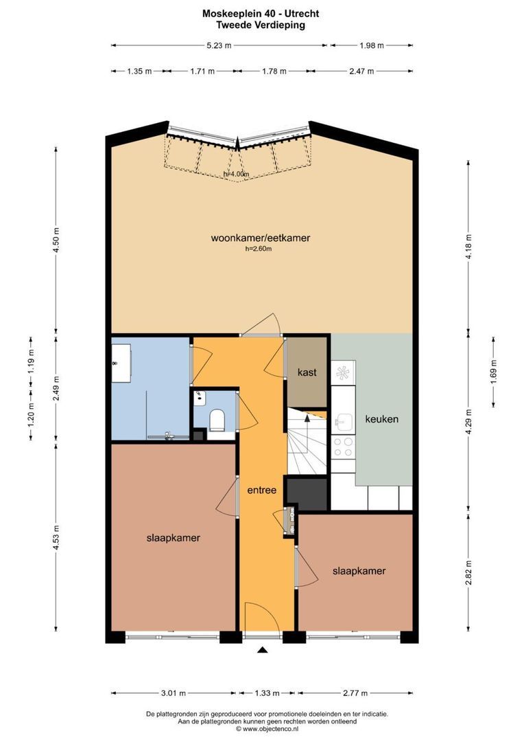 Moskeeplein 40, Utrecht plattegrond-40