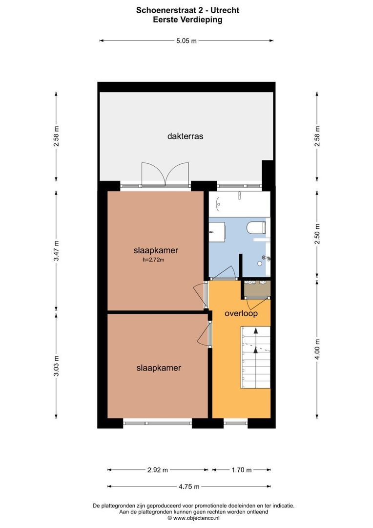 Schoenerstraat 2, Utrecht plattegrond-37