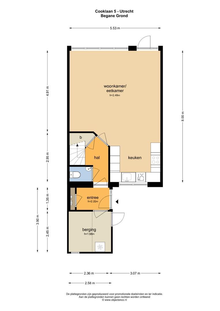 Cooklaan 5, Utrecht plattegrond-36