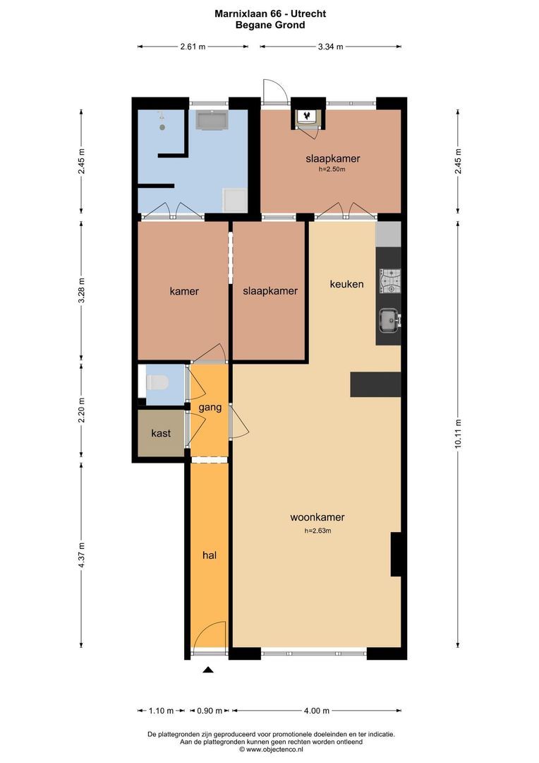 Marnixlaan 66, Utrecht plattegrond-37