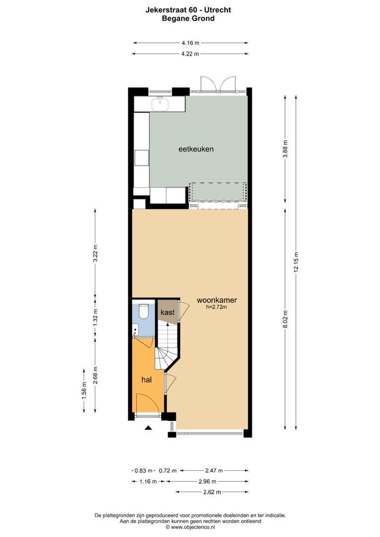 Jekerstraat 60, Utrecht plattegrond-47