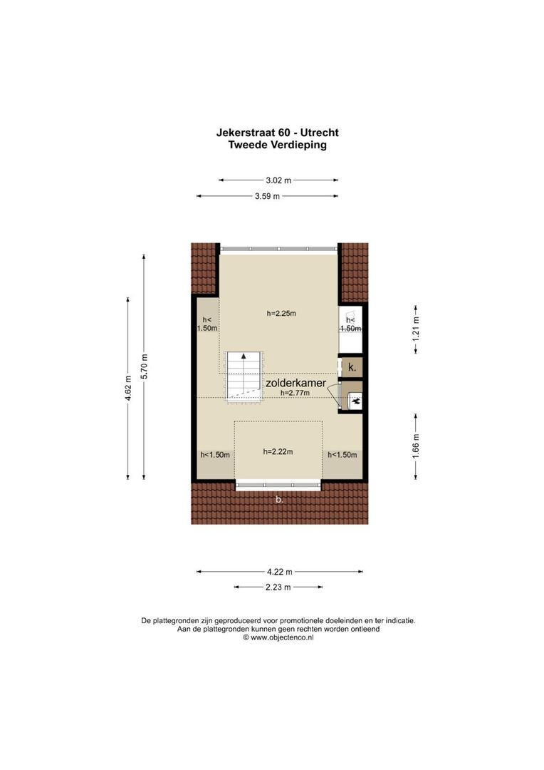 Jekerstraat 60, Utrecht plattegrond-47