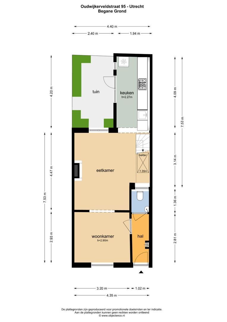 Oudwijkerveldstraat 95, Utrecht plattegrond-39