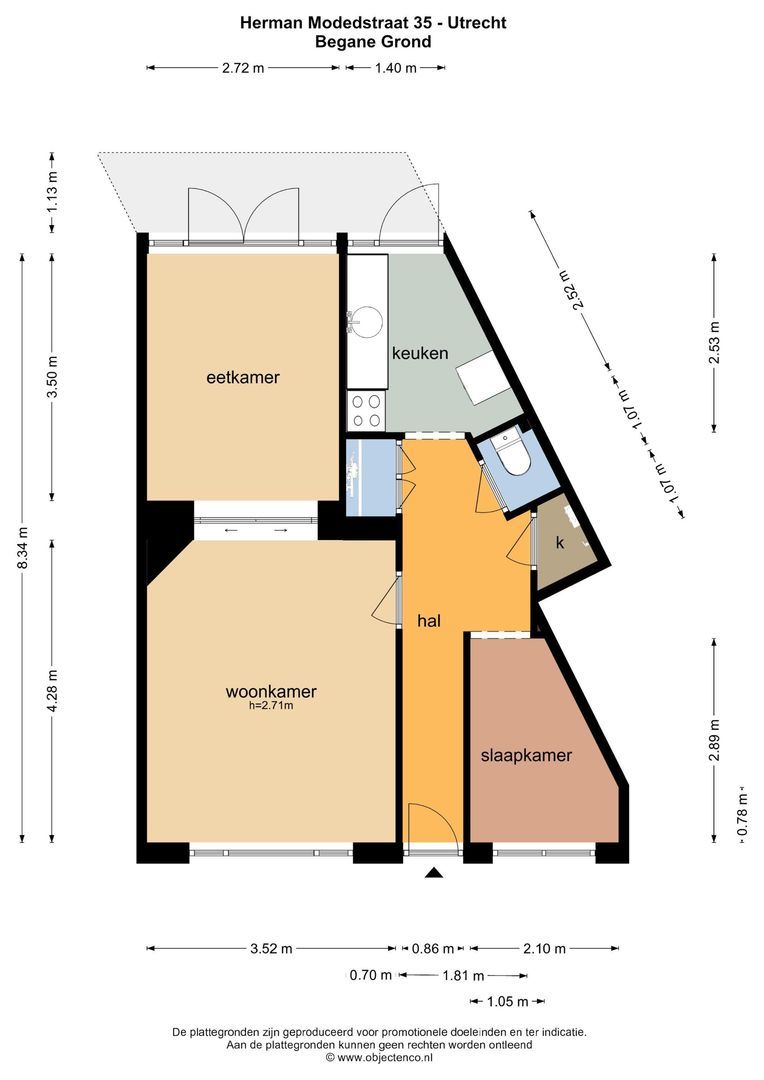 Herman Modedstraat 35, Utrecht plattegrond-22