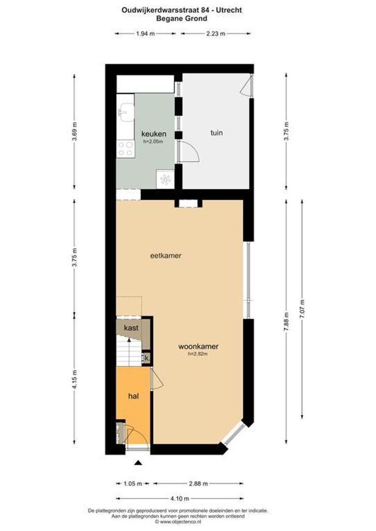 Oudwijkerdwarsstraat 84, Utrecht plattegrond-31