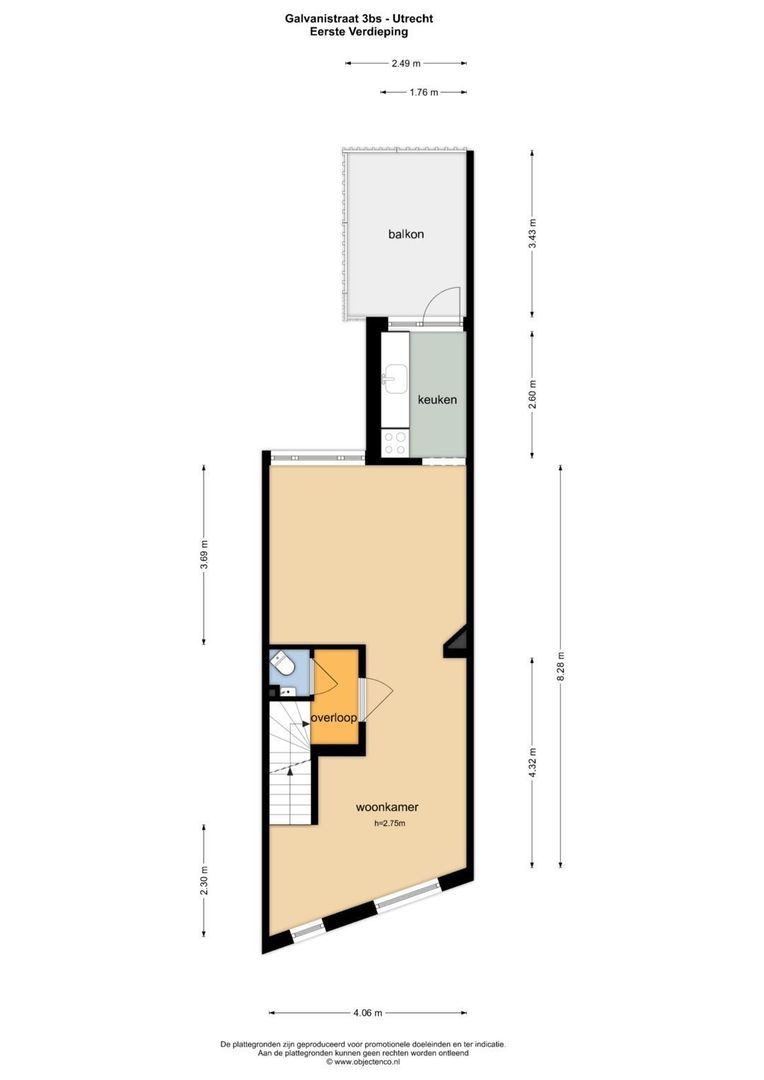 Galvanistraat 3 BS, Utrecht plattegrond-34