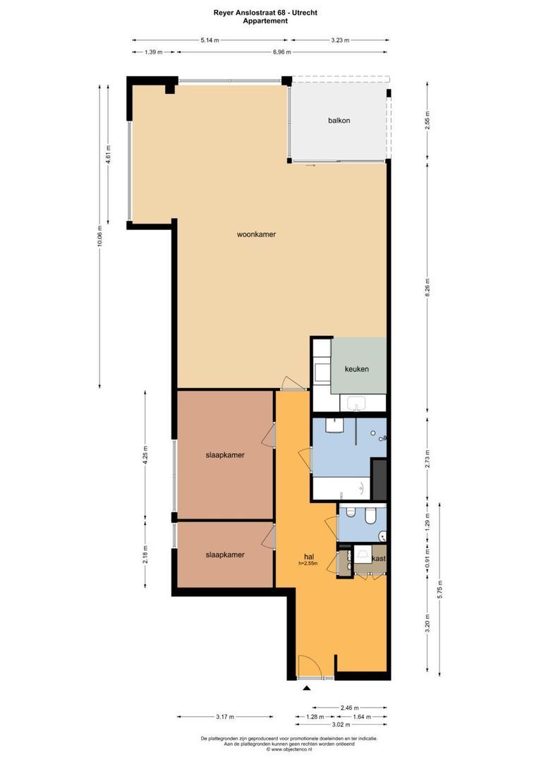 Reyer Anslostraat 68, Utrecht plattegrond-43