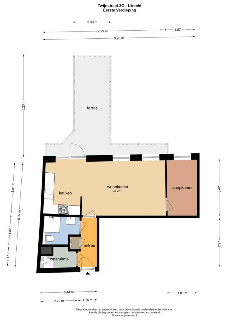 Twijnstraat 2 G, Utrecht plattegrond-38