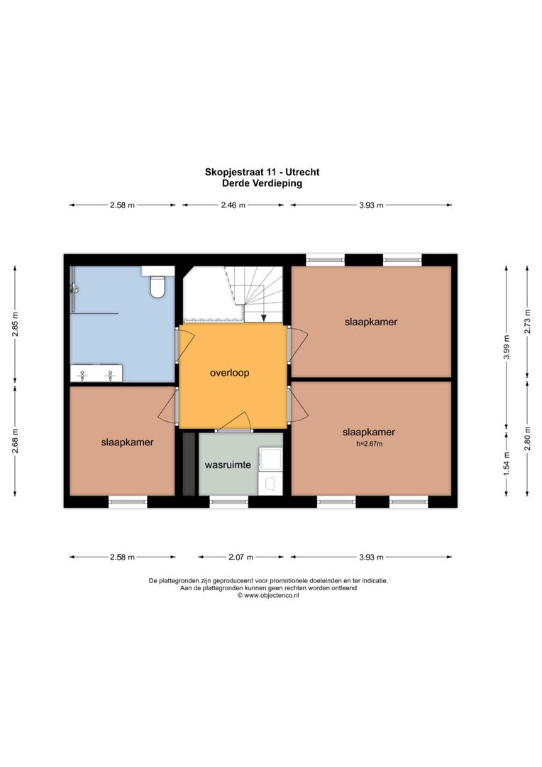 Skopjestraat 11, Utrecht plattegrond-73