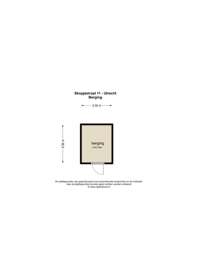 Skopjestraat 11, Utrecht plattegrond-73