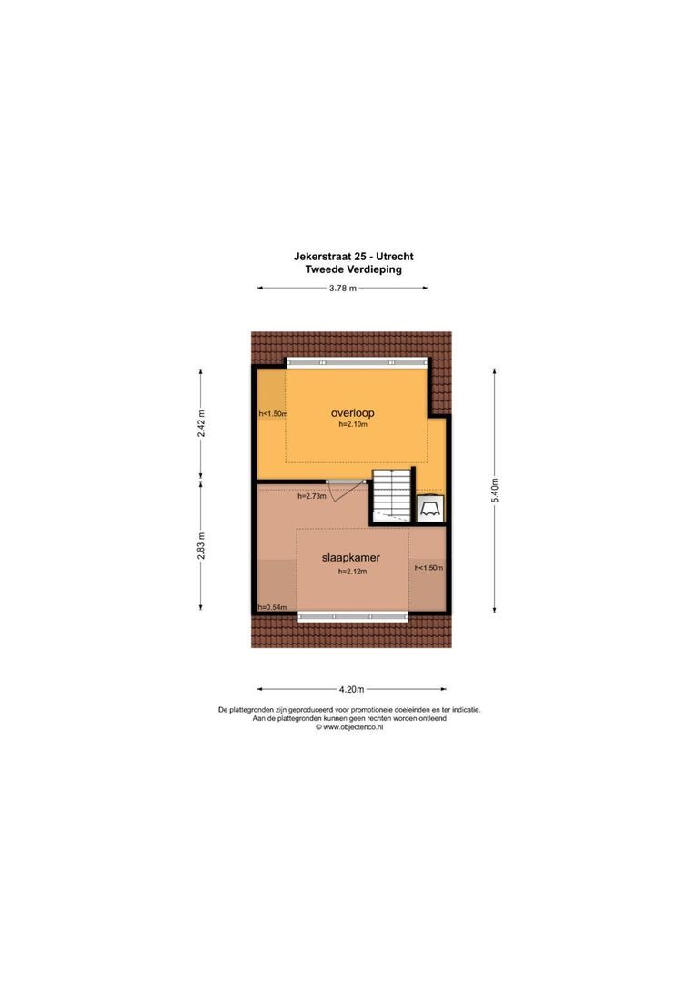 Jekerstraat 25, Utrecht plattegrond-70