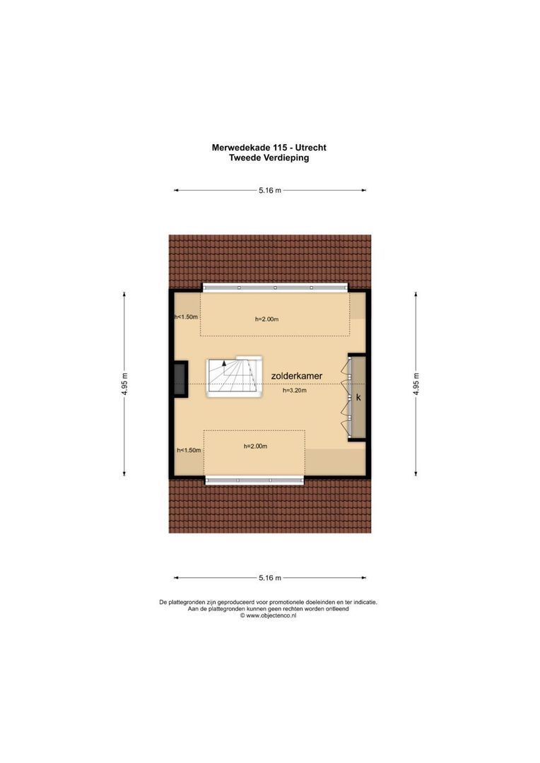 Merwedekade 115, Utrecht plattegrond-54