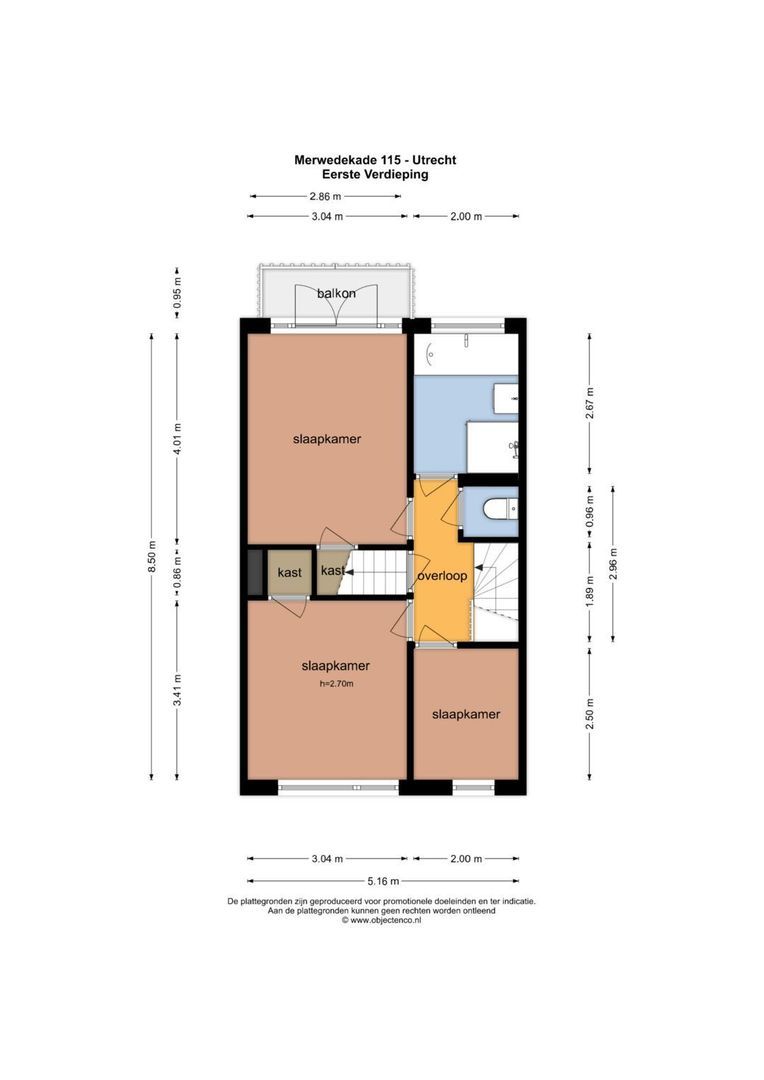 Merwedekade 115, Utrecht plattegrond-54