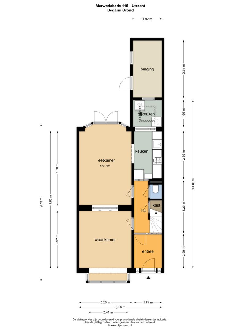 Merwedekade 115, Utrecht plattegrond-54