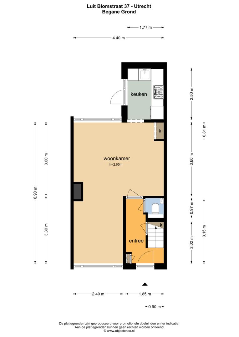 Luit Blomstraat 37, Utrecht plattegrond-36