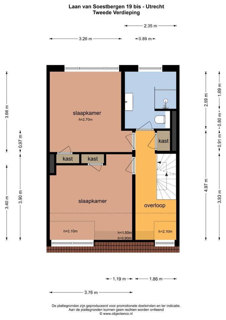 Laan van Soestbergen 19 BS, Utrecht plattegrond-47