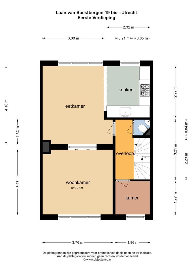 Laan van Soestbergen 19 BS, Utrecht plattegrond-47