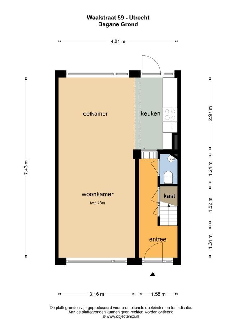 Waalstraat 59, Utrecht plattegrond-46