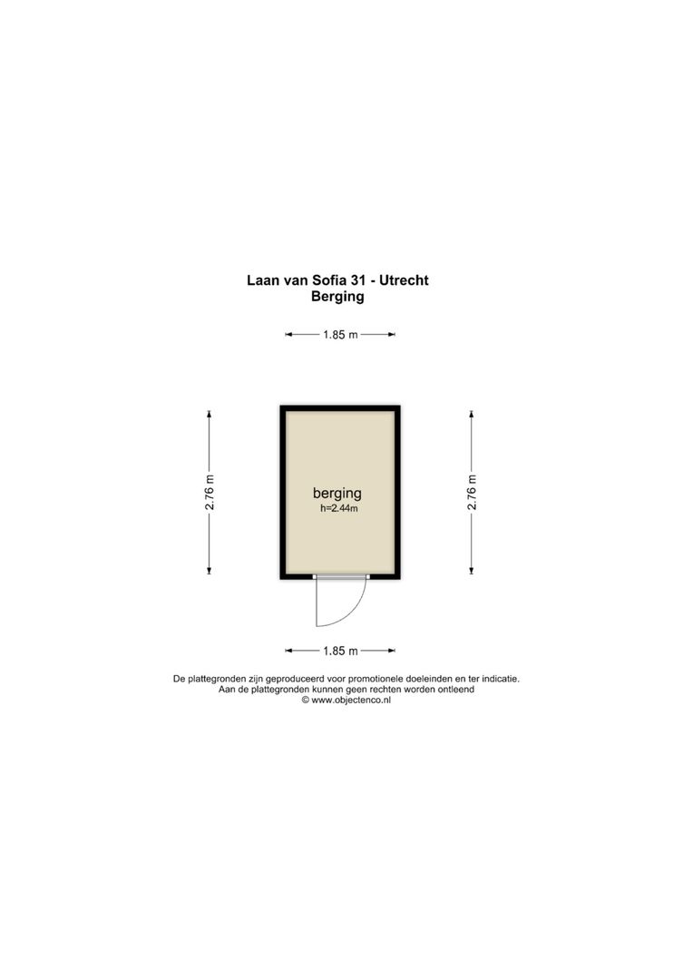 Laan van Sofia 31, Utrecht plattegrond-58