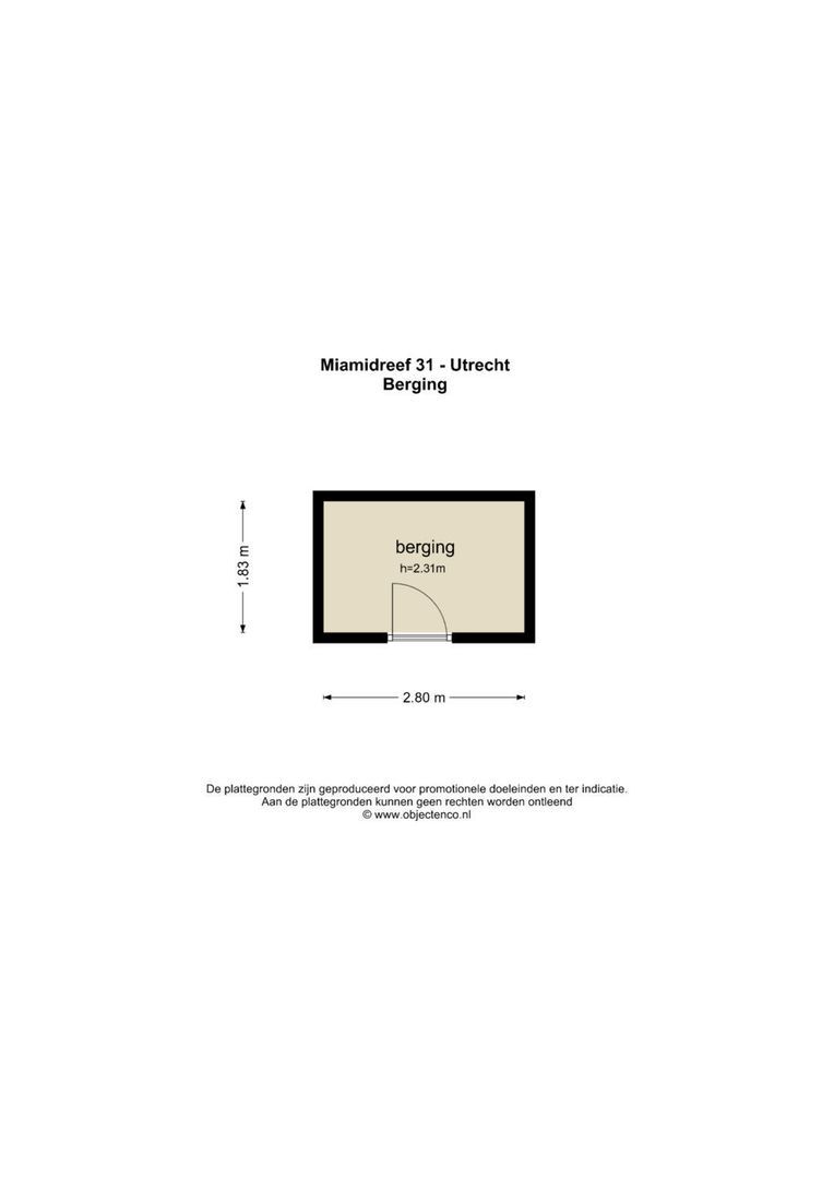 Miamidreef 31, Utrecht plattegrond-31