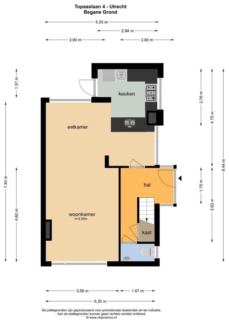 Topaaslaan 4, Utrecht plattegrond-47