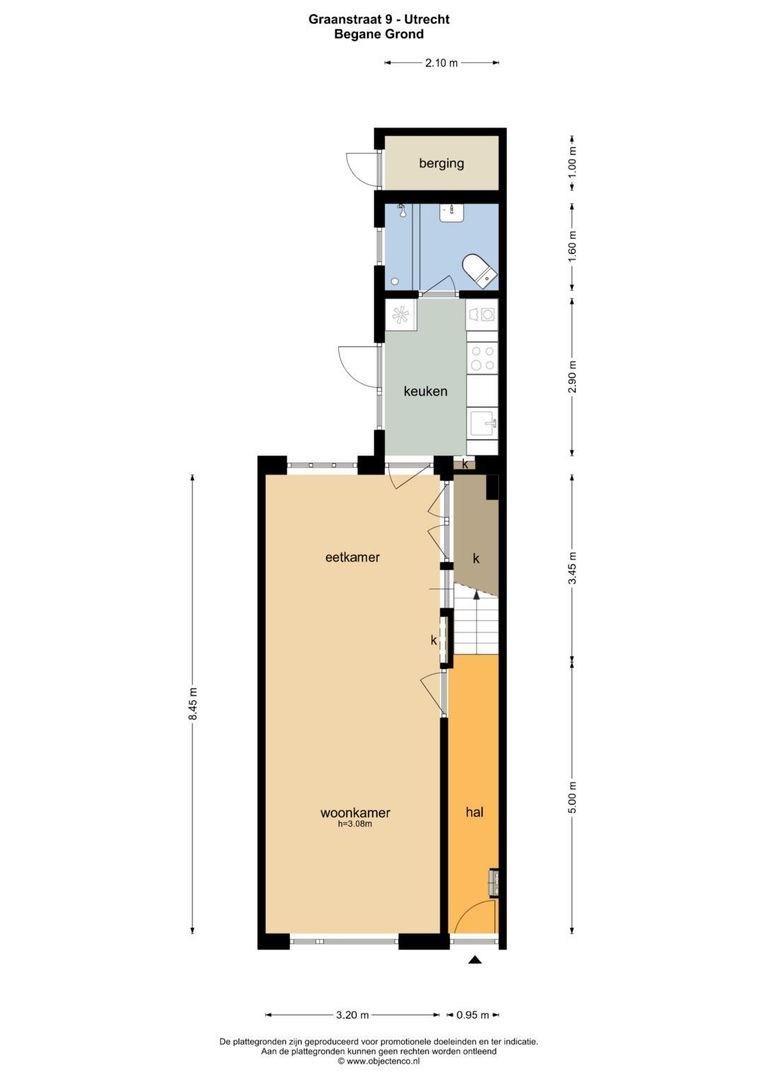 Graanstraat 9, Utrecht plattegrond-41