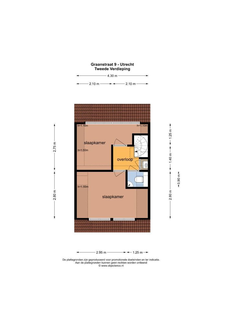 Graanstraat 9, Utrecht plattegrond-41
