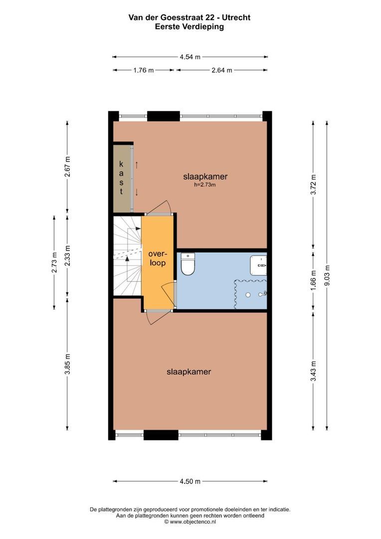 Van der Goesstraat 22, Utrecht plattegrond-36
