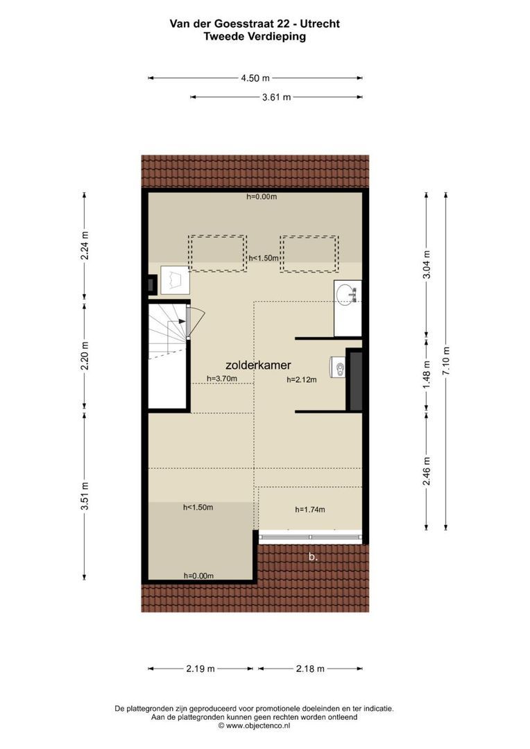 Van der Goesstraat 22, Utrecht plattegrond-36
