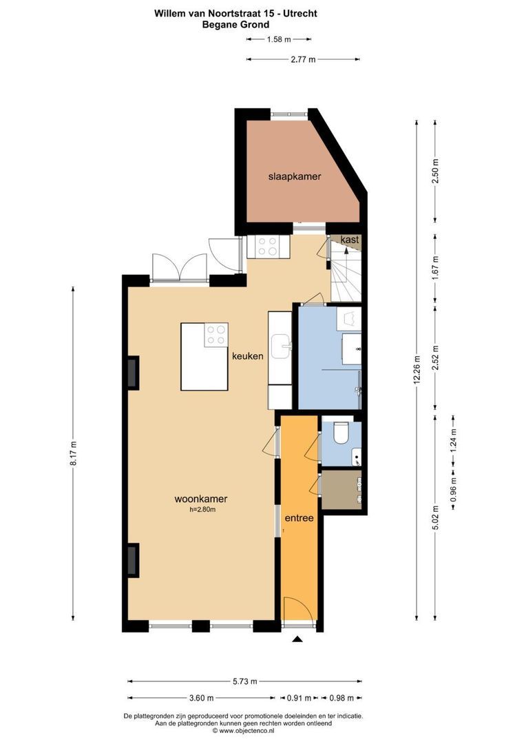 Willem van Noortstraat 15, Utrecht plattegrond-35