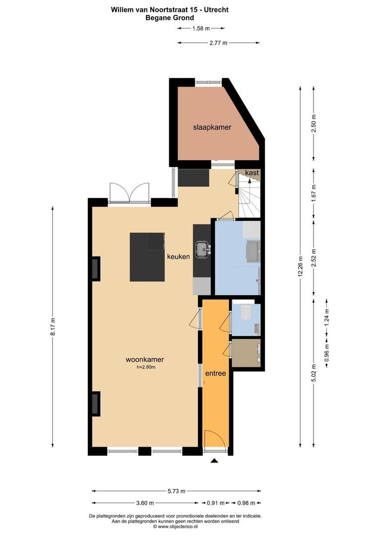 Willem van Noortstraat 15, Utrecht plattegrond-35