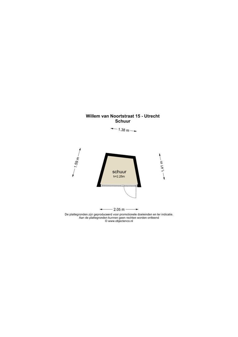 Willem van Noortstraat 15, Utrecht plattegrond-35