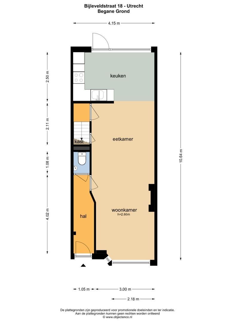 Bijleveldstraat 18, Utrecht plattegrond-46