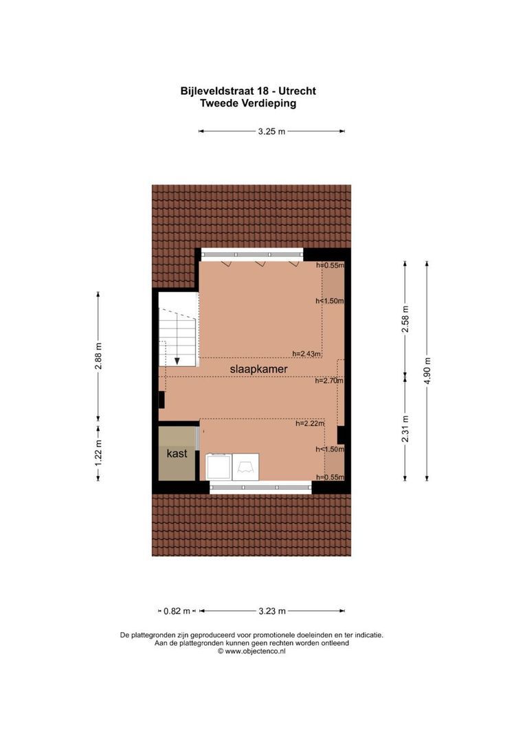 Bijleveldstraat 18, Utrecht plattegrond-46