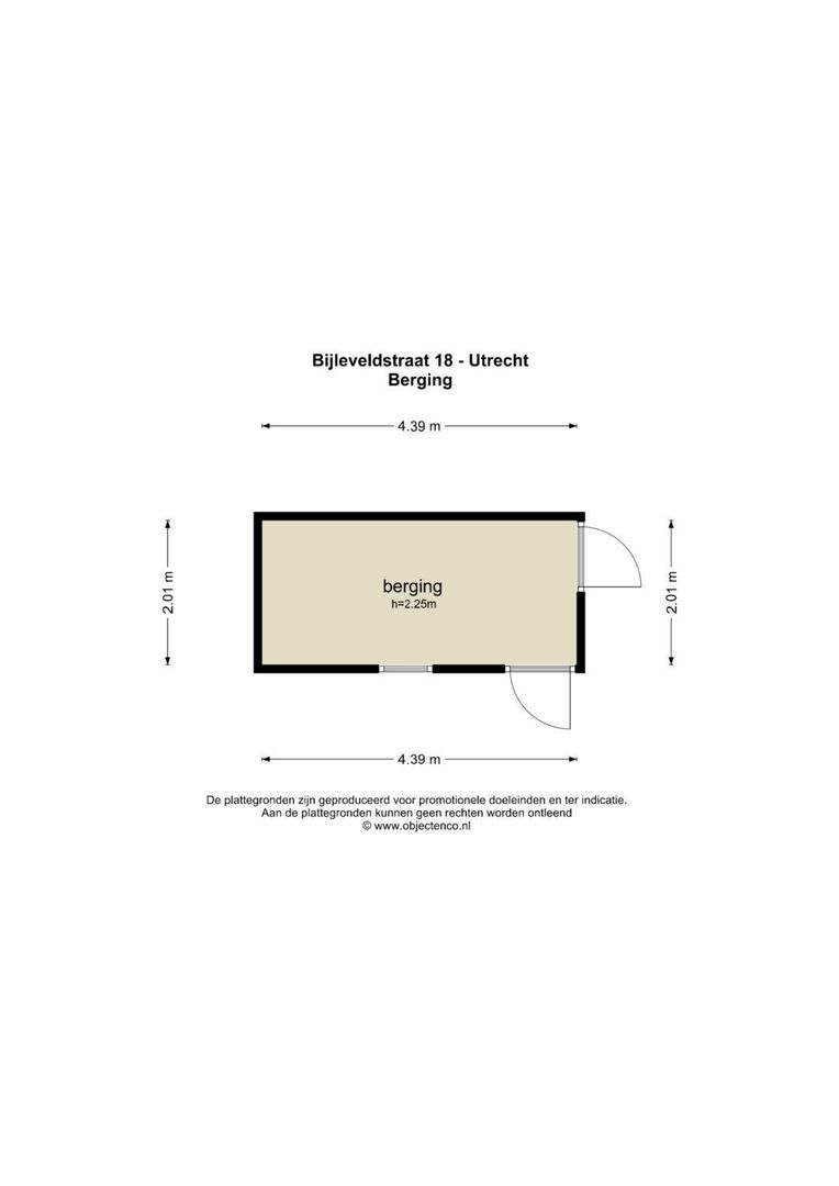 Bijleveldstraat 18, Utrecht plattegrond-46