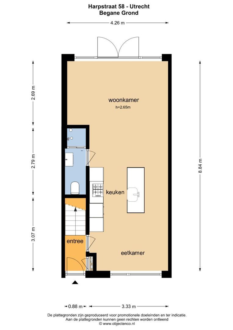 Harpstraat 58, Utrecht plattegrond-36