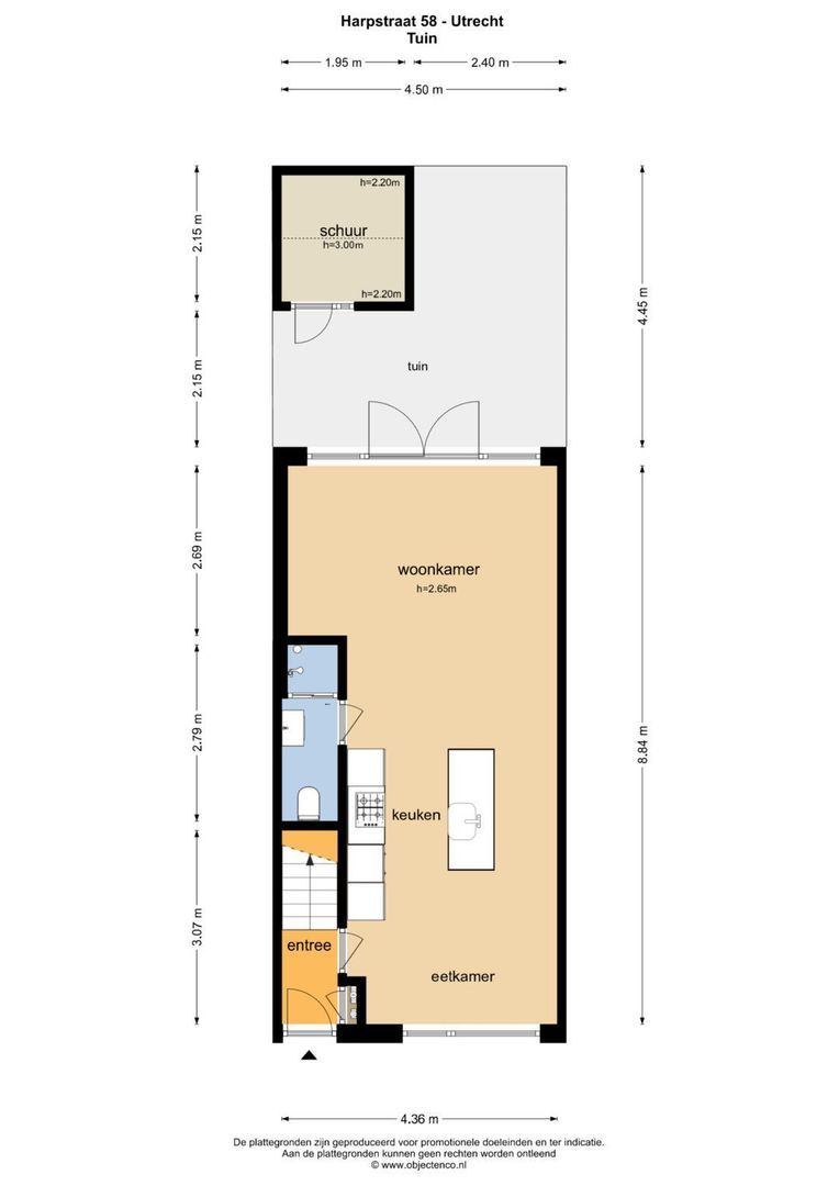 Harpstraat 58, Utrecht plattegrond-36