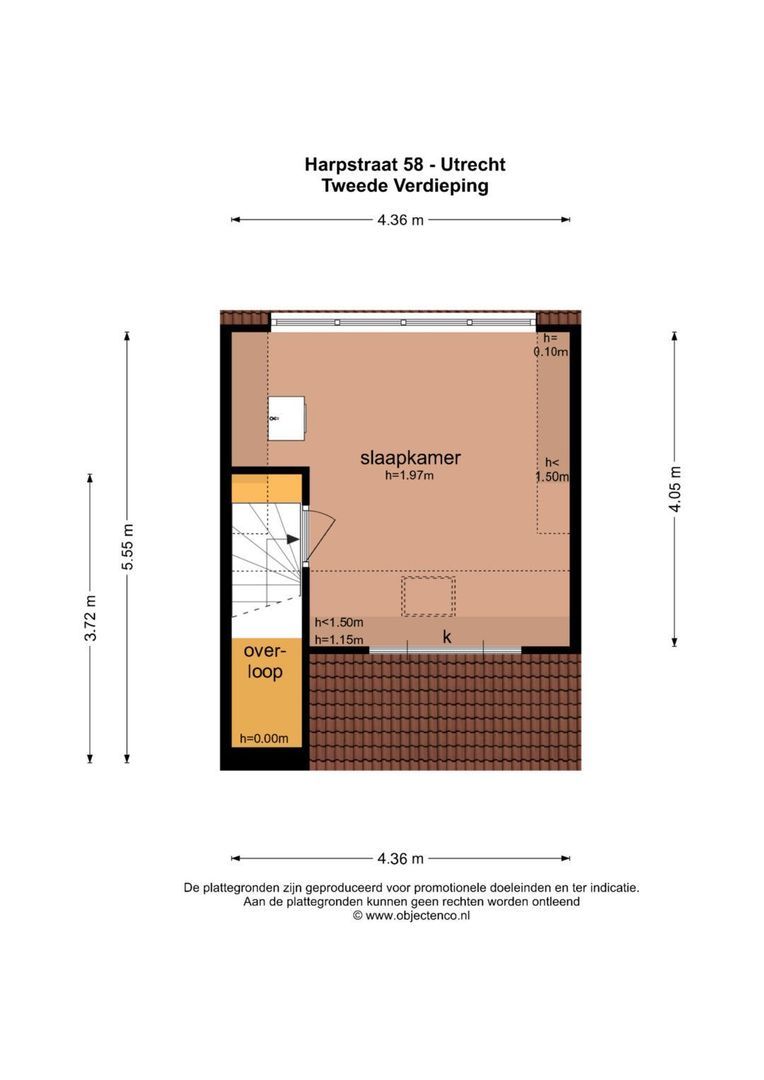 Harpstraat 58, Utrecht plattegrond-36